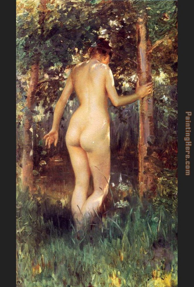 Julius LeBlanc Stewart Study Of A Nude Woman